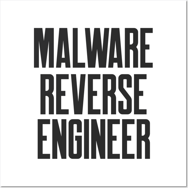 Cybersecurity Malware Reverse Engineer Wall Art by FSEstyle